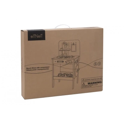 Banc de lucru din lemn cu compressor